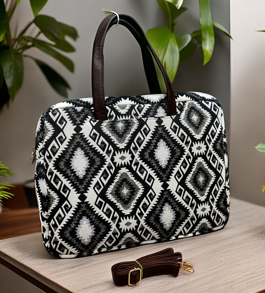 Jaquard Laptop Sling Bag
